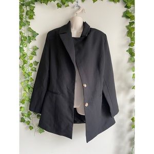 Black Zara dupe Oversized blazer